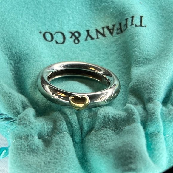 Tiffany&Co. Yellow and White Gold Two Tone  Size 4.5 - Picture 7 of 16